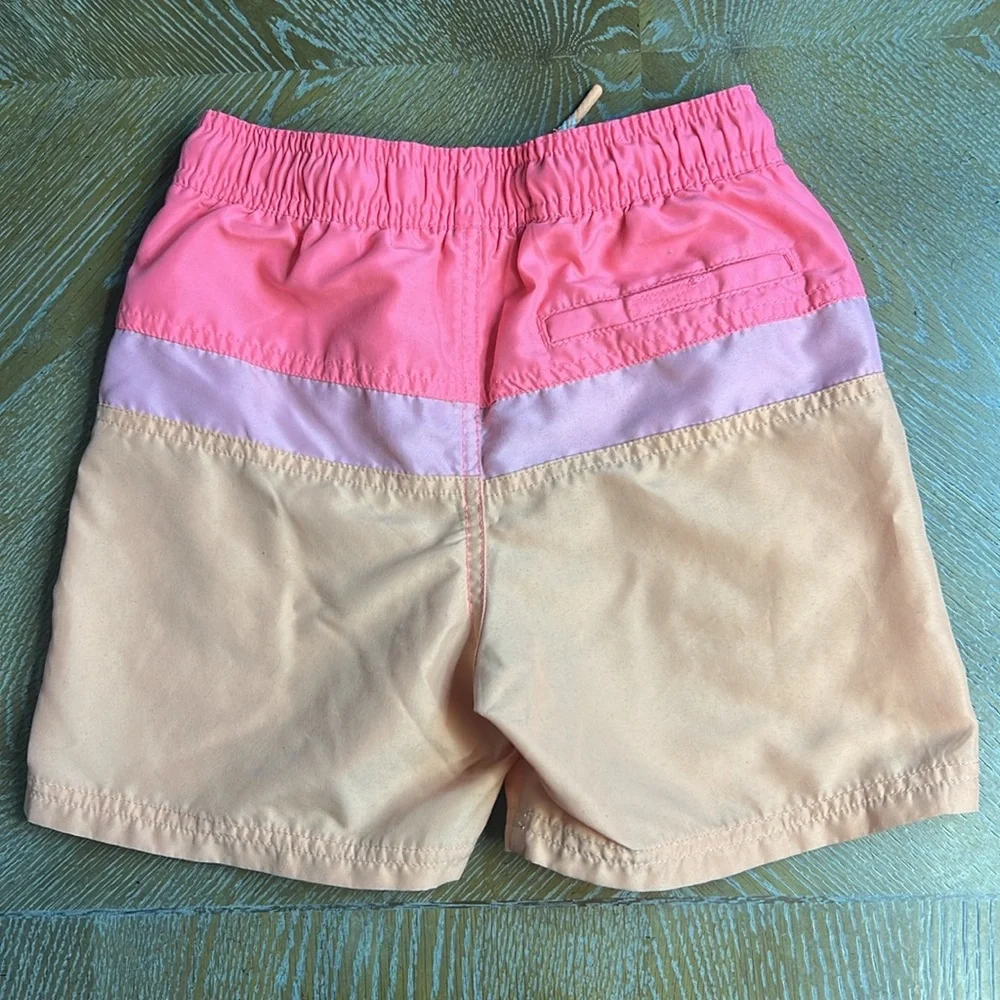 CAT & JACK Set of Two Little Boy Swim Shorts XS & S